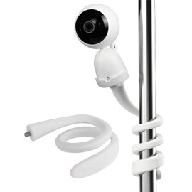 HAPZUR Supporto universale per monitor, set da 1 pezzo, braccio pieghevole, adatto a culle, letti e supporti