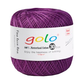 golo Crochet Thread Size 30 Yarn for Hand Knitting Lace Yarn Crochet Yarn for Crocheting