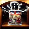 London Souvenir Bag - Union Jack Canvas Tote Bag -