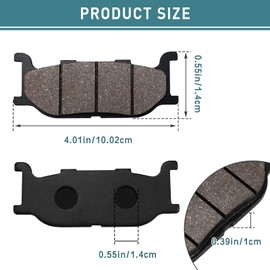 Yerbay Front Brake Pads for YAMAHA XJ 600 N 1995-1997/XJ 600 S Diversion 1992-1997/ XJ 900 S Diversion 1995-2003
