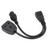 IEC320 C20 Male to C19 Female Power Cable PVC Y