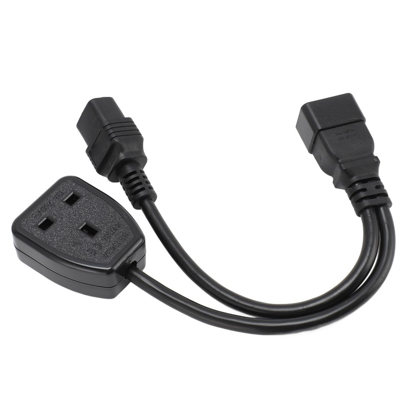 IEC320 C20 Male to C19 Female Power Cable PVC Y