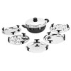 Vinod Cookware Hard Anodized Induction Bottom Multi-Kadai for Idli and