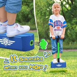Toyzey Toys for 3 4 5 6 7 8 9 10 11 12 Year Old Boys, Pogo Stick for Boys Outdoor Garden Toys for Boys Age 3-12 Birthday for 3-12 Year Old Boys Girls Autism Toys Navy Blue