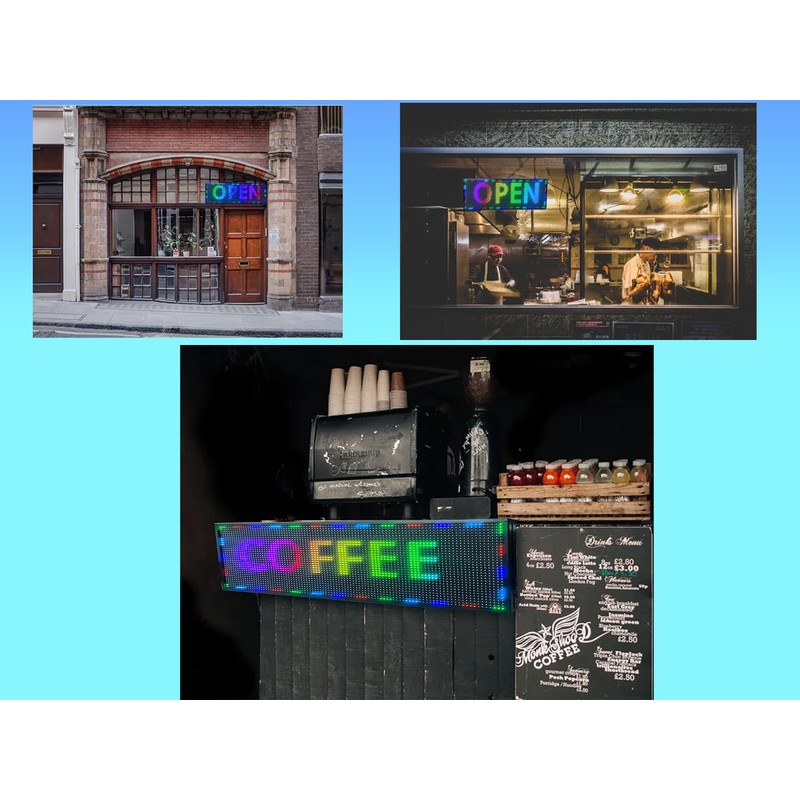 ZONTRONCM P10(40 * 14) Outdoor Programmable Scrolling Led Sign Digital