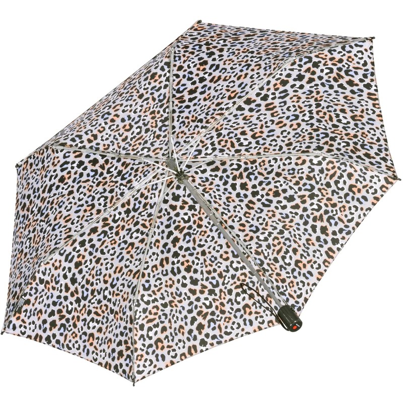 Knirps Slim Duomatic Pocket Umbrella Open-Close Jaguar Apricot, Jaguar Apricot,