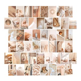 Anguxer 50 Pieces Wall Collage Kit Aesthetic, Aesthetic Postcards, Aesthetic Postcards, Wall Collage Set