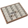 24 Grid Watch Tray Jewelry Organizer Wooden Box Organizer Display