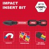 Geinxurn Impact Tough #2 Phillips 2 in. Insert Driver Bits,30Pack