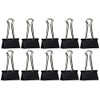 Rapesco FBC410B1 Foldback Clips 41 mm Large - Black [Pack