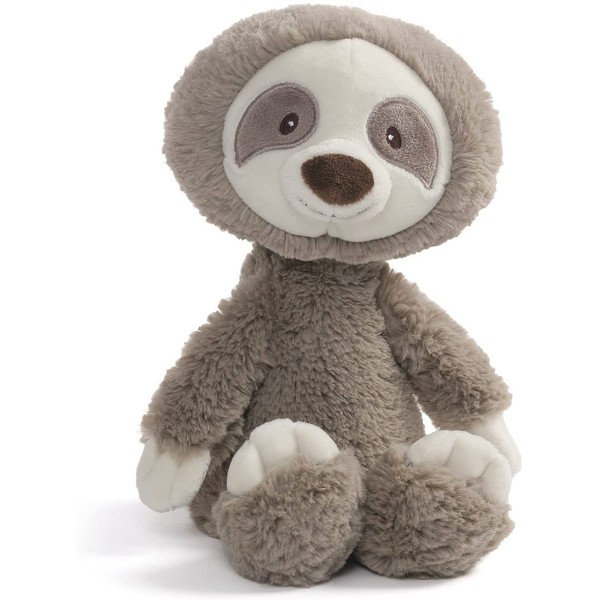 Baby GUND Baby Toothpick Reese Sloth Plush Stuffed Animal, Taupe, 12"