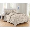 Elegant Comfort Luxury Softest, Coziest 8-Piece Bed-in-a-Bag Comforter Set -
