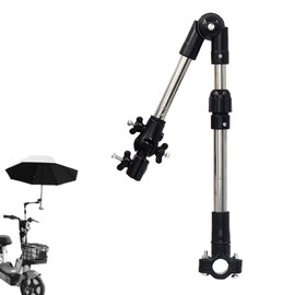 JVHLOV Umbrella Holder for Pram, Umbrella Clamp, Umbrella Holder Clamp, Wheelchair Umbrella Holder, Adjustable Umbrella Mount Holder, for Baby Stroller Wheelchair, Bicycle, Stroller, Pram