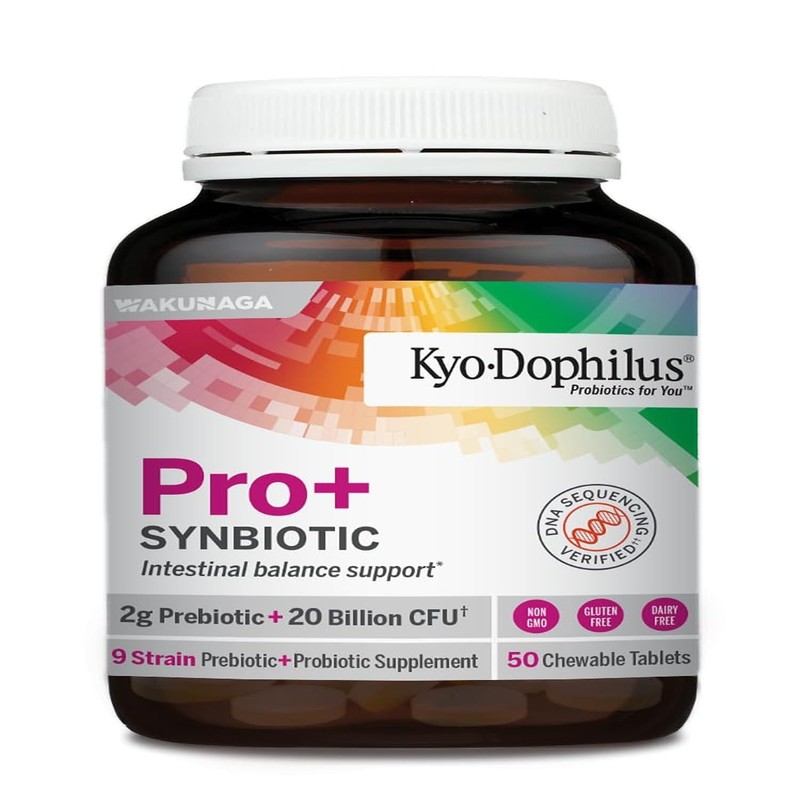 Kyo-Dophilus Pro+ Synbiotic, 50 Chewable Tablets