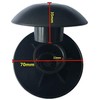 Blas Boat Cover Support Mushroom Cap 70mm/2.75 Inches, Anti-Burst Front