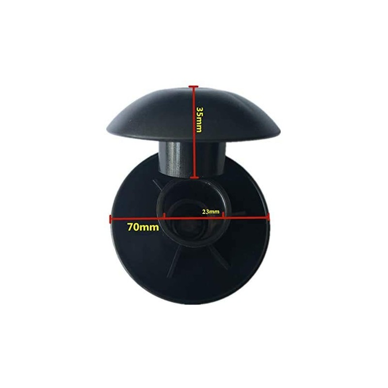 Blas Boat Cover Support Mushroom Cap 70mm/2.75 Inches, Anti-Burst Front