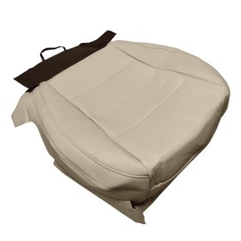 Driver Bottom Perforated Leather Seat Cover, Replacement Tan Driver Side Seat Cover Compatible with Subaru Outback Legacy 2015-2019