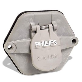 UrMarketOutlet Phillips 16-7602-28 7-Way 28-pin Solid Pins w/o Circuit Breakers Socket Breaker