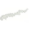 AUGsa Star Border Metal Cutting Dies, Lace Edge Stencil Template