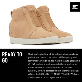 Sorel Out N About™ Pull-On Wedge Canoe/Sea Salt 8.5 B (M)