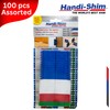 Handi-Shim Heavy Duty Reusable Plastic Construction Shims for Spacing, Leveling,