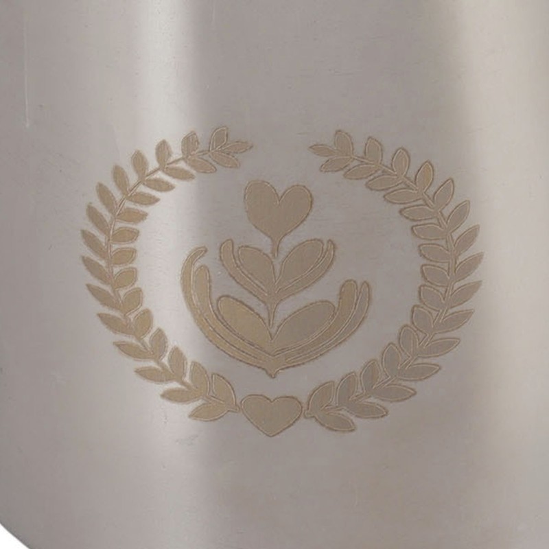 Frothing Pitcher 304 Stainless Steel Pull Flower Cup Coffee Milk