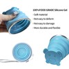 Collapsible Cup - Small Silicone Foldable Cup-Expandable Folding Drinking Cup