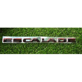 1Pc Escalade Rear Liftgate Emblem 3D Badge Letter Nameplate Replacement for 2021-2025 Escalade 84787581 86543262 (Red)