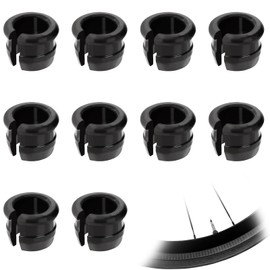 10 Pack Schrader to Presta Rim Adapters, Presta Valve to Schrader Rim Hole, Wheels Manufacturing Presta Valve Saver, Bike Valve Stem Grommets, Convert Shrader to Presta Valve Stem Grommet