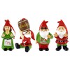 Gnometastic Gnaughty & Nice Gnome Ornament Set of 4, Funny