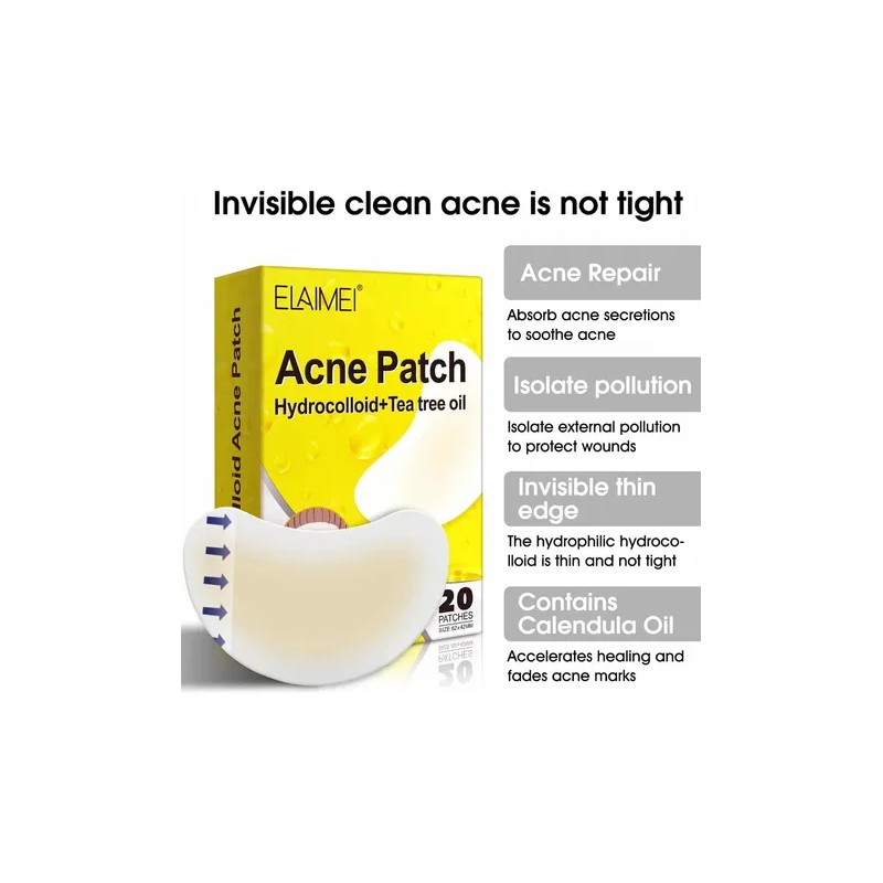 Elaimei Acne Patch Parche Antiacné Rostro Hipoalergénico Vegano T Todo