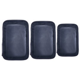 Leadigol Mesh Cosmetic Bag Fashion Portable Storage Bag Female Wash Pouch Nylon Zipper Makeup Organizer Bath Storage