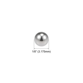 uxcell 1/8-inch Bearing Balls 440C Stainless Steel G25 Precision Balls 100pcs