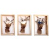PATIKIL 7x7 Shadow Box Frame, Wooden Dried Flower Display Stand