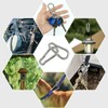 Premium Stainless Steel Spring Snap Carabiner Hooks - 304 Steel