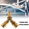 EATAKWARD Pressure Washer Tee, 3/8 Inch Fitting, Splitter Coupler, Quick