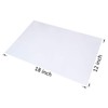 Wowfit 100 CT 12x18 inch 1.1 Mil Clear Plastic Flat