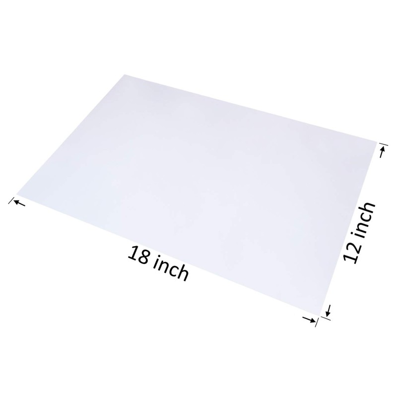 Wowfit 100 CT 12x18 inch 1.1 Mil Clear Plastic Flat