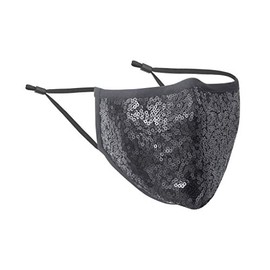 100% Cotton Washable Glamourton Sequin Face Mask - Adult