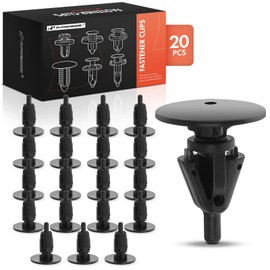 A-Premium 20 PCS Nylon Rocker Panel Car Retainer Fastener Push Pin Clips Compatible with Toyota Camry 2003-2004 Corolla 1997-2024 Avalon Solara Lexus GS300 GS400 LS400 ES300 SC300 SC400 - for 11mm