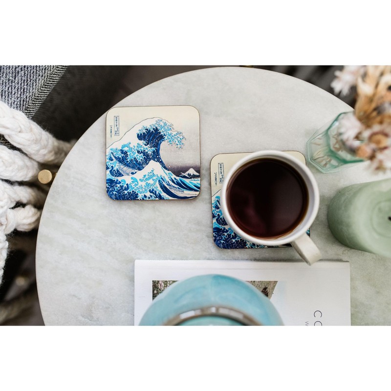 Museums & Galleries Set of 4 Cork Backed Coasters -