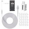 Upgraded，Power Adapter and 24.9ft/7.6m Type-C Power Charging Cable for Ring