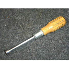 NOS! STEVENS WALDEN SPINTITE 3/8" WOODEN HANDLE NUT DRIVER, #3412, USA, RARE!