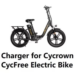 coming data ac adapter battery Charger power supply For cycrown cycfree electric bike