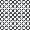 PAGOW 50 Pack Thickened O-Rings Power Pressure Washer Replacement for