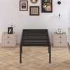 Likelalaso 24 Inch High Twin Bed Frames with Rounded Corner,