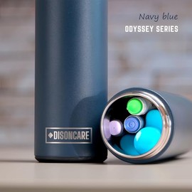 DISONCARE Odyssey 60H 1-3 bolígrafos de insulina Enfriador Estuche de viaje Enfriador de medicamentos Bolsa enfriadora de viaje TSA con pegatinas médi
