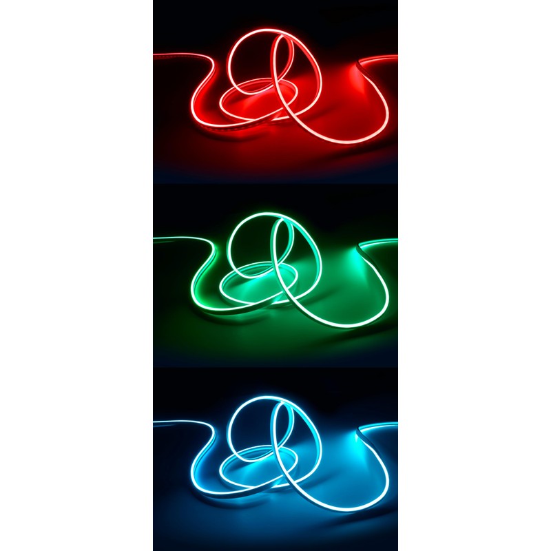Reality Leuchten R65583100 LED Strip Neon Plastic White with 14