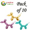 creative balloons Chrome Long Balloons Metallic 260q Modelling Balloons Multicoloured