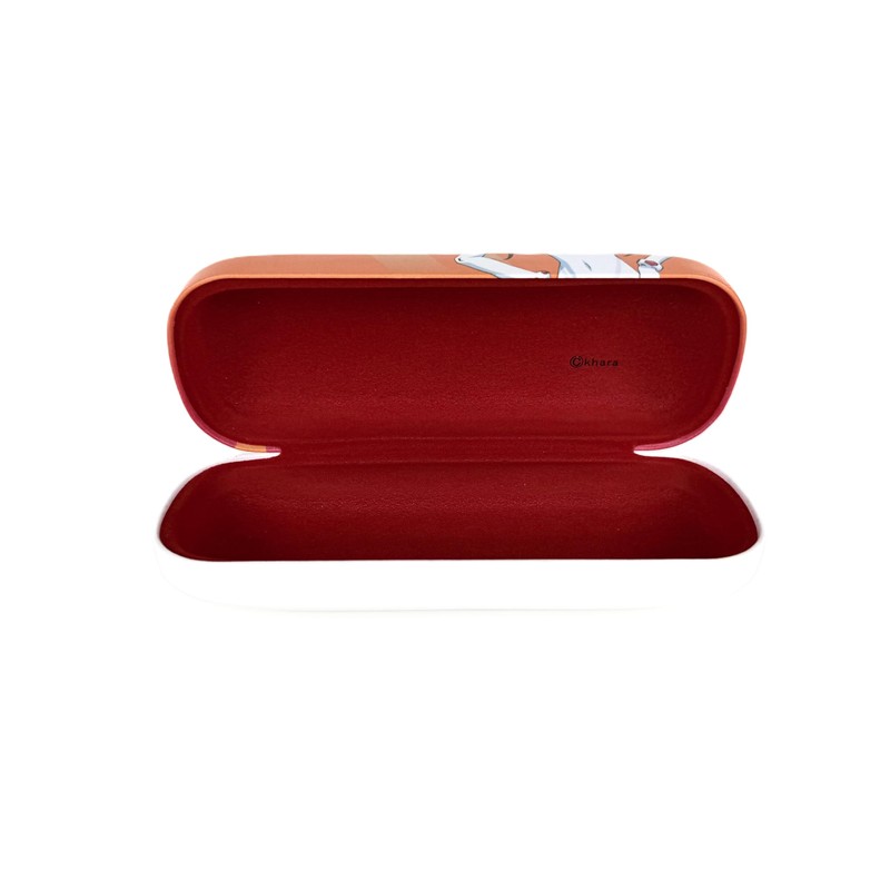 Evangelion Wave Asca Wrangler Gray Glasses Case